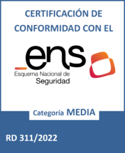 distintivo ens certificacion MEDIA RD311 2022 e1744730801630